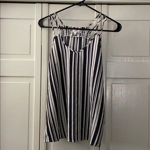 Pink Rose Double Strap Tank Top